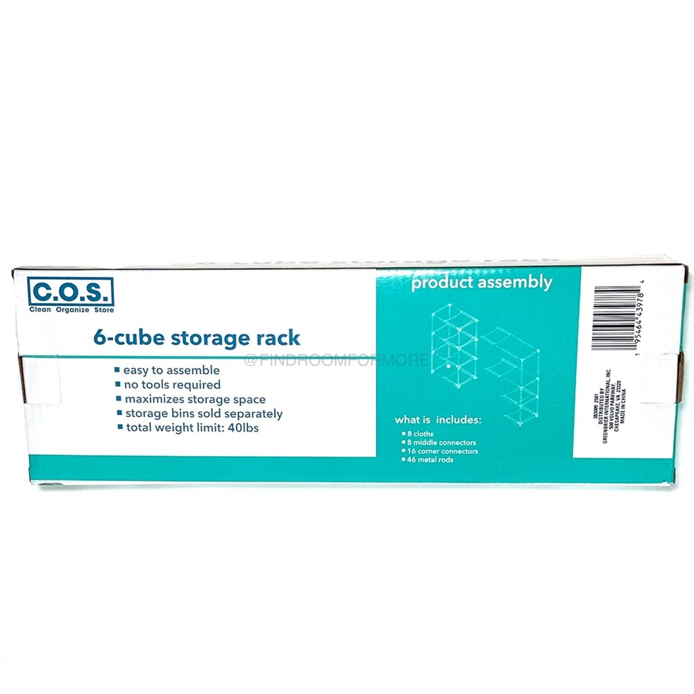 6-Cube Storage Rack - Picture 6 of 6